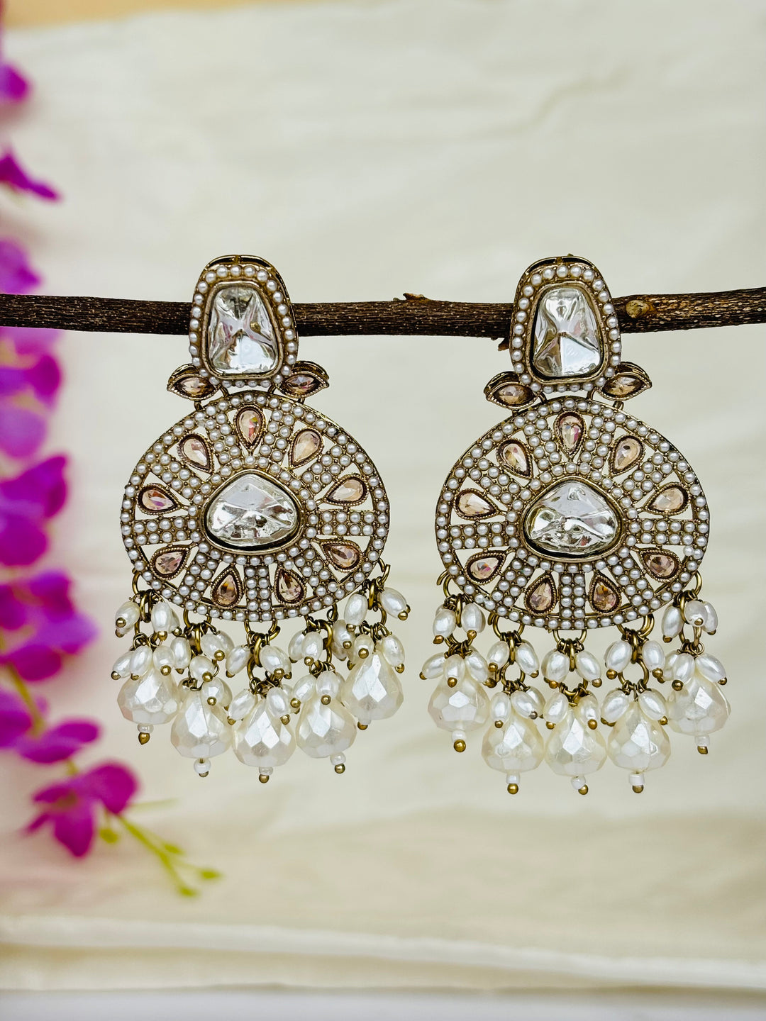 Ivory Pearl Earrings