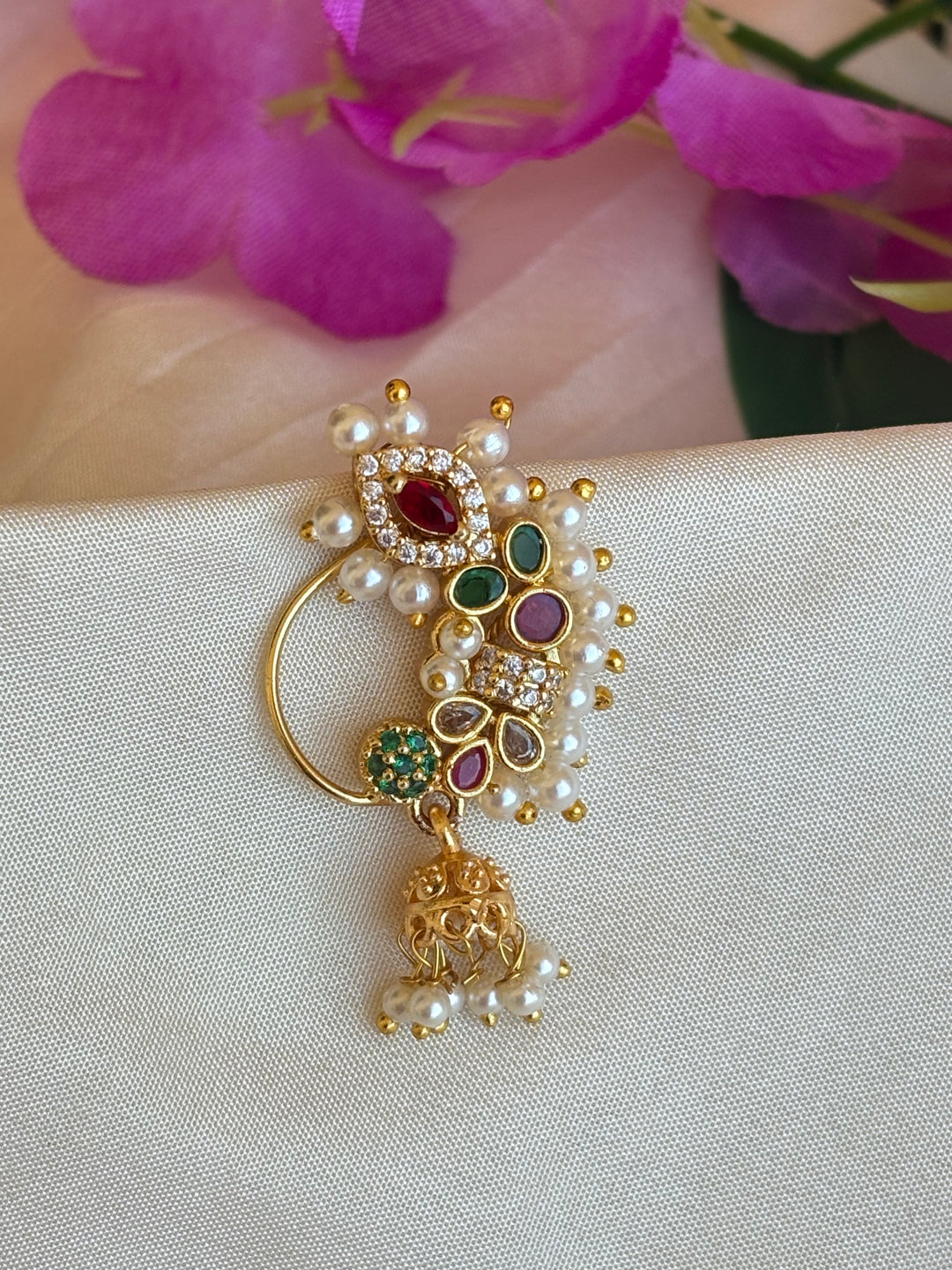 Maharshtrian Pink Nath (Piercing)