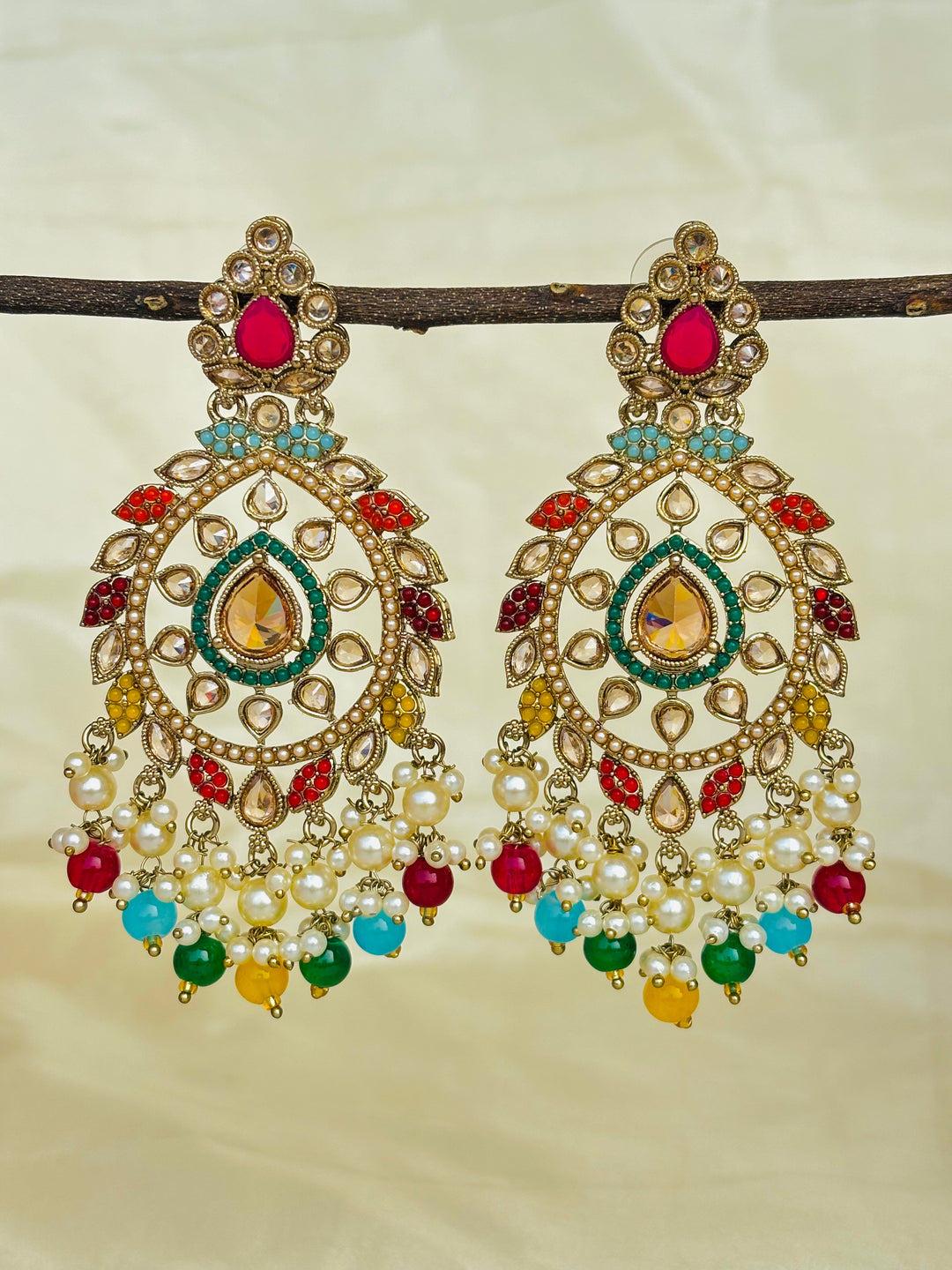 Multicoloured Rashi Earrings