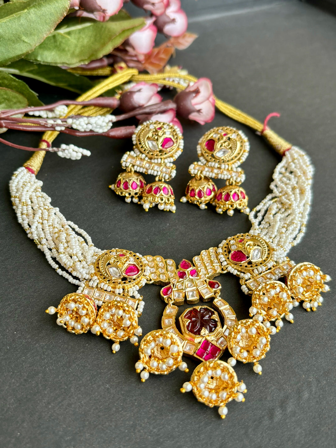 Jhumki Choker Set