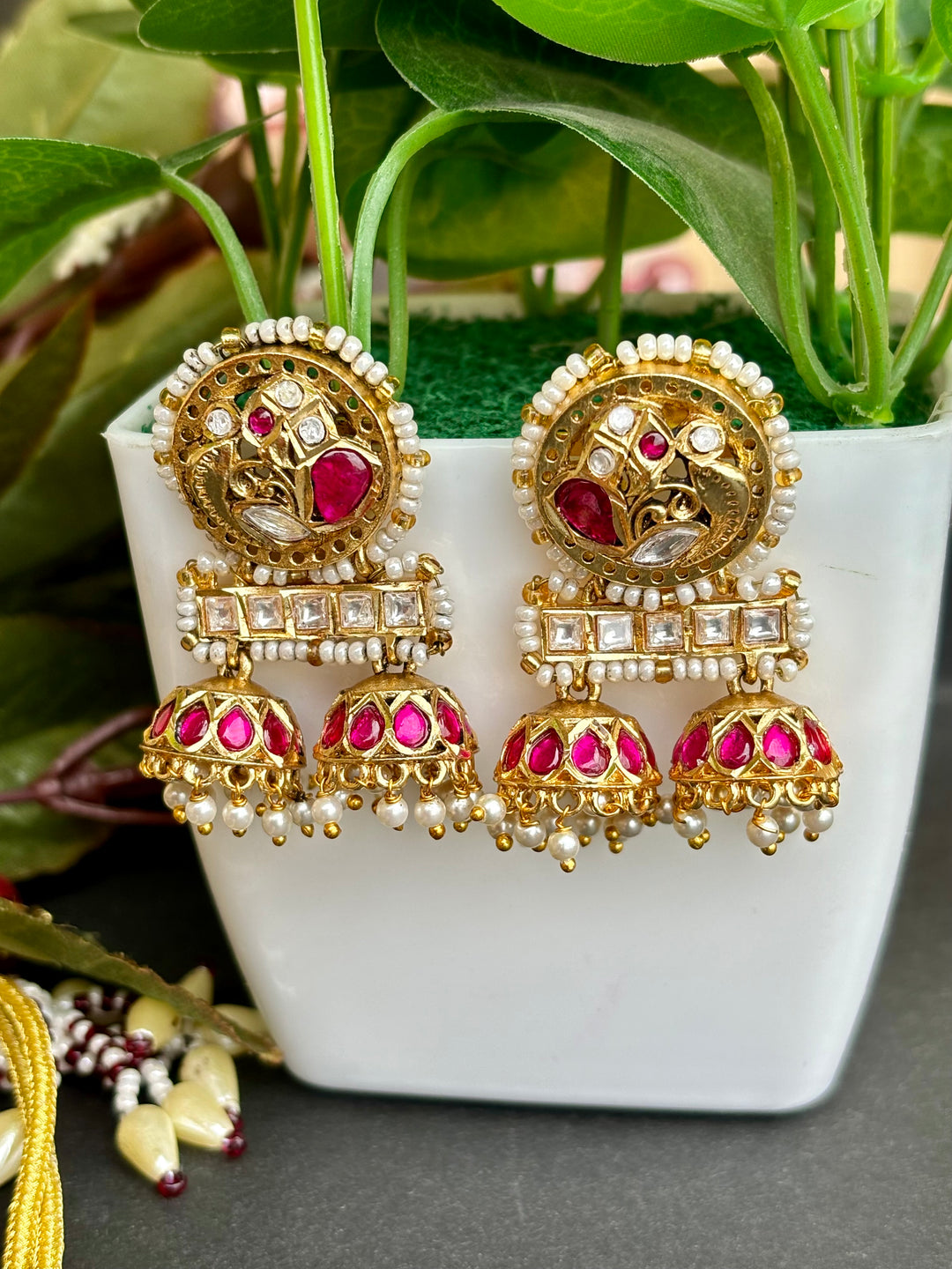 Jhumki Choker Set