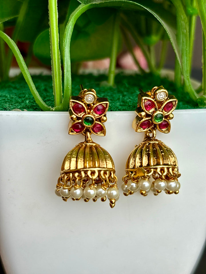 Jadau Kundan Matt Choker Set