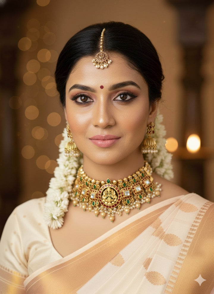 Matt Jadau Kundan Choker Set