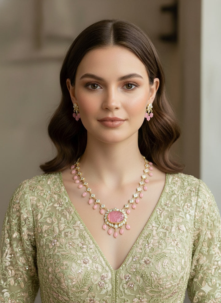 Baby Pink Beads Set