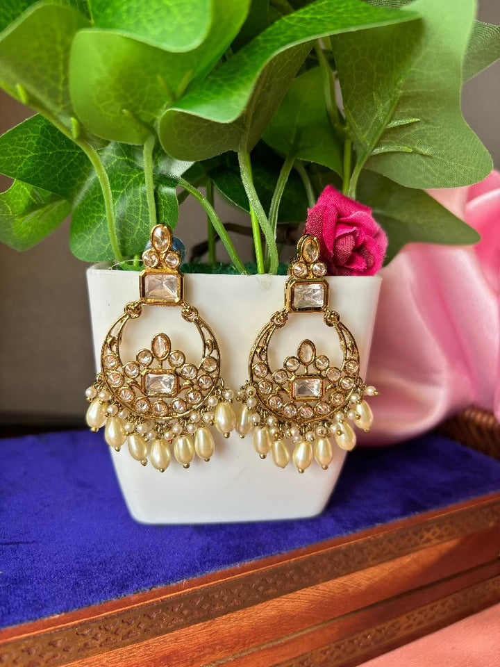 Ivory Kundan Chandbalis