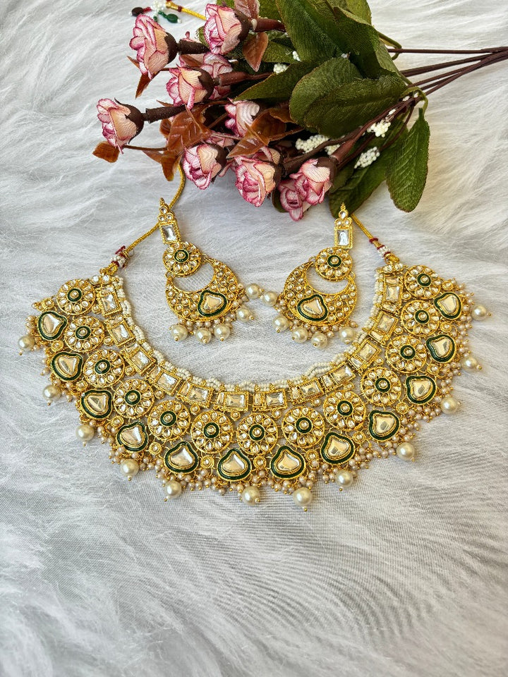 Pearl Jodha Kundan Necklace